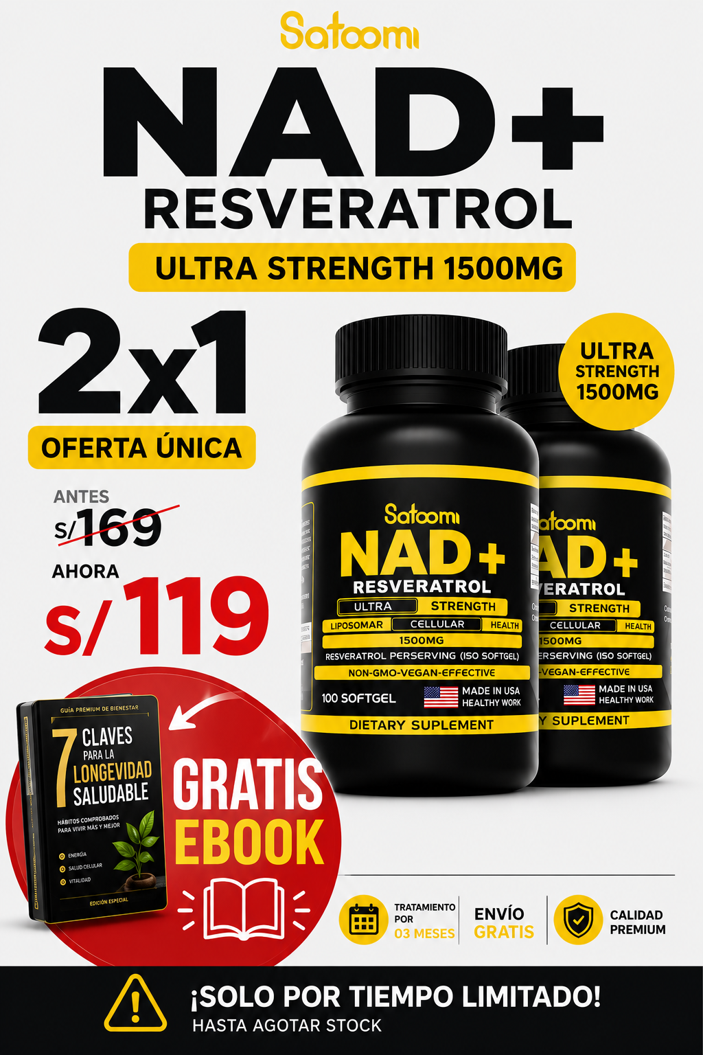 NAD + RESVERATROL 2X1