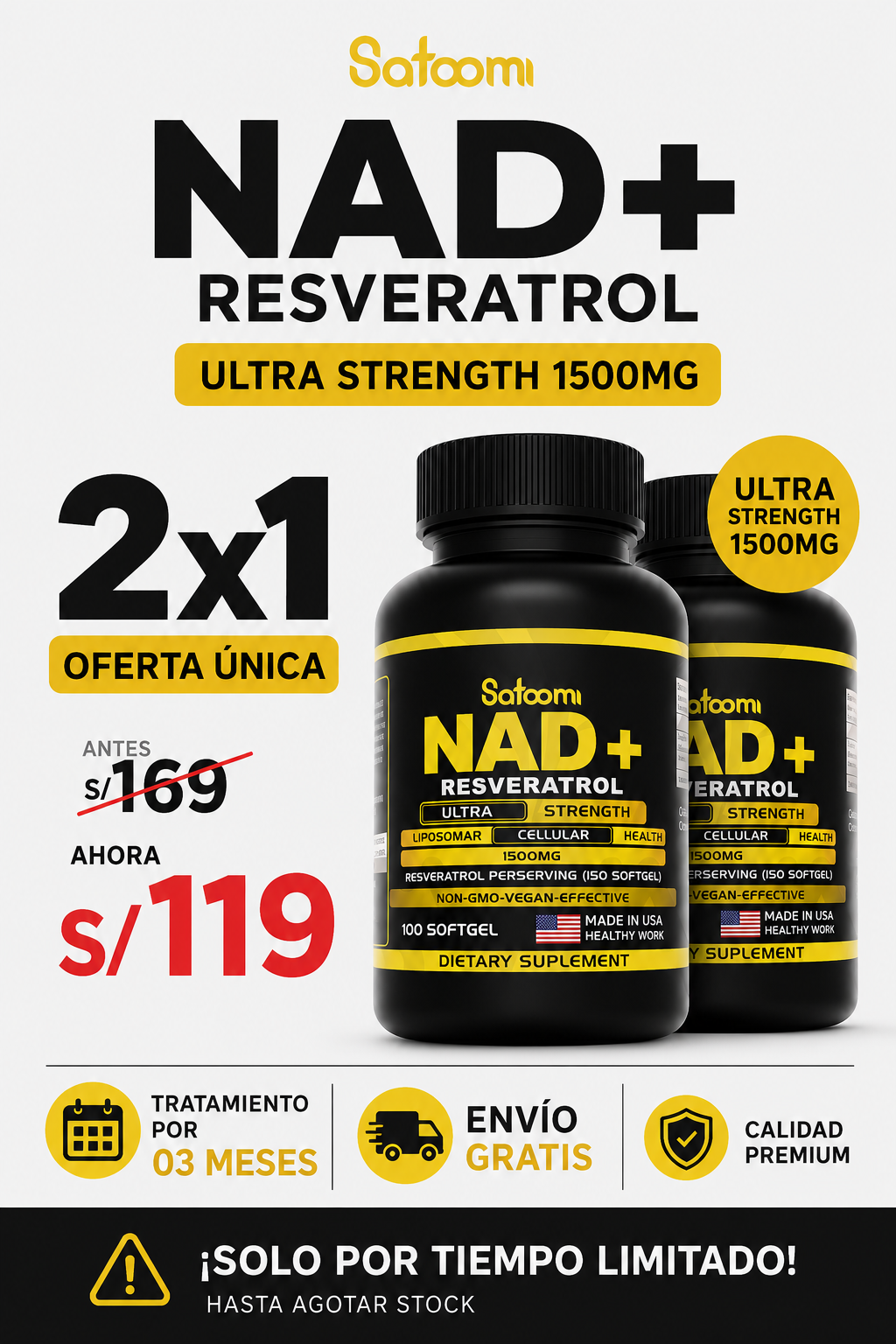 NAD + RESVERATROL 2X1