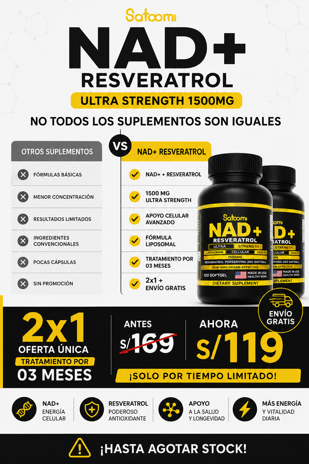NAD + RESVERATROL 2X1